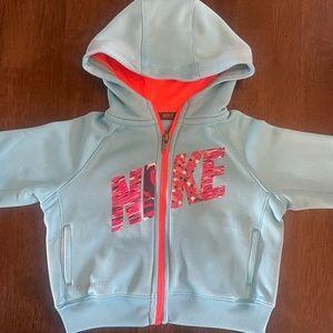 Toddler zip up Nike hoodie - 12 month